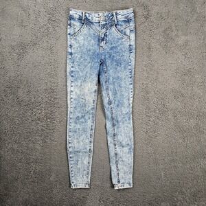 We The Free Women's 25 Jeans Acid Wash High Rise Skinny Leg